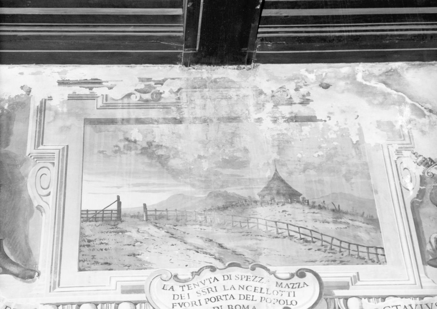 paesaggio rurale (dipinto) - ambito campano (sec. XIX)