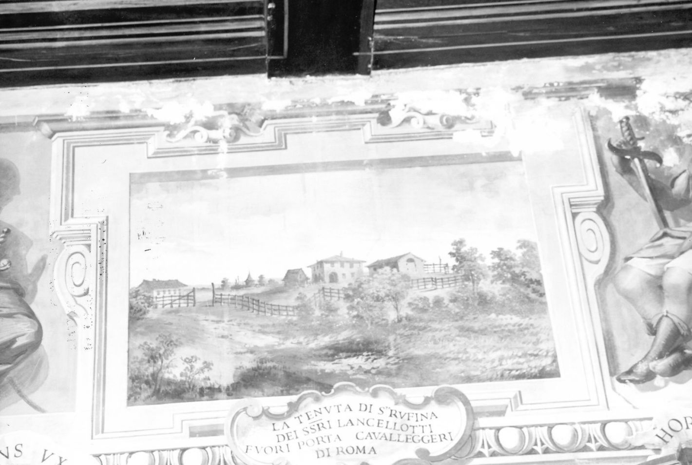 paesaggio rurale (dipinto) - ambito campano (sec. XIX)