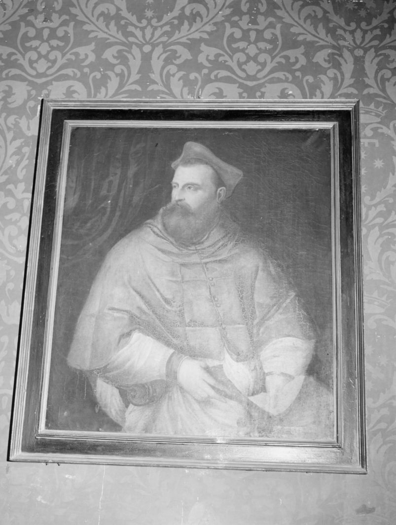 ritratto di ecclesiastico (dipinto) - ambito romano (ultimo quarto sec. XVIII)