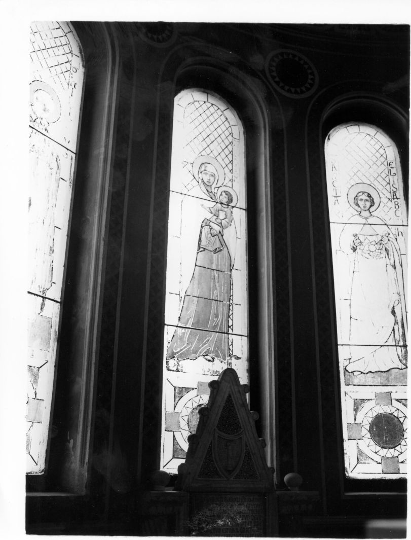 San Filippo (vetrata, elemento d'insieme) - ambito campano (sec. XX)