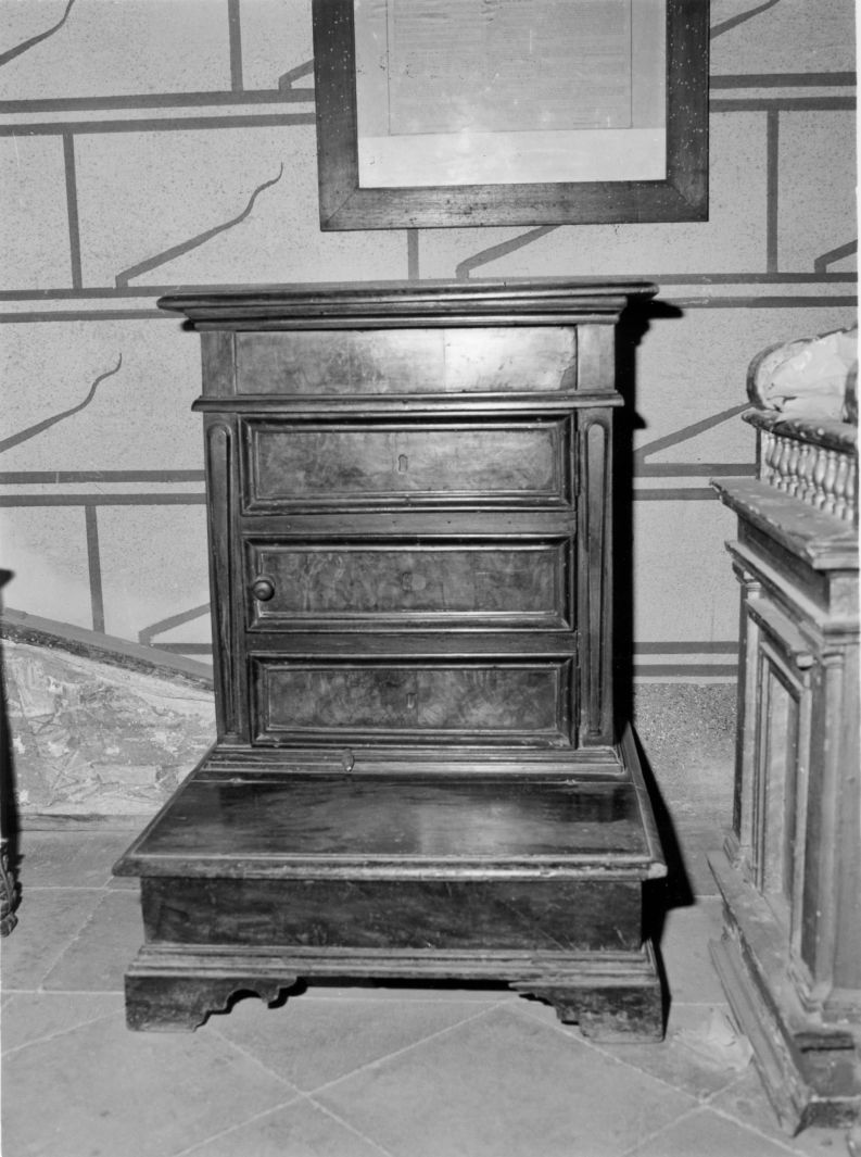 inginocchiatoio - bottega campana (metà sec. XIX)