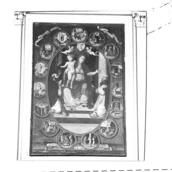 Madonna del Rosario (dipinto) - ambito campano (sec. XVI)