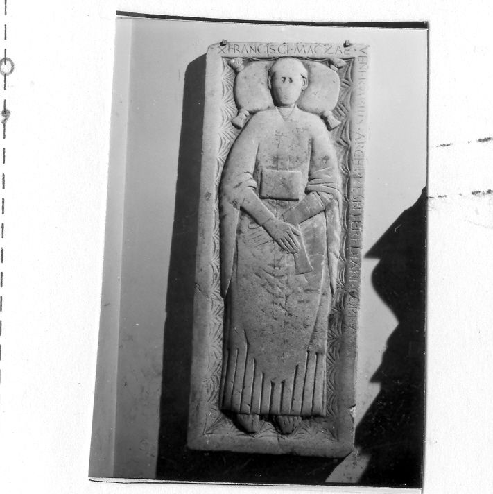 lastra tombale - bottega campana (sec. XVI)