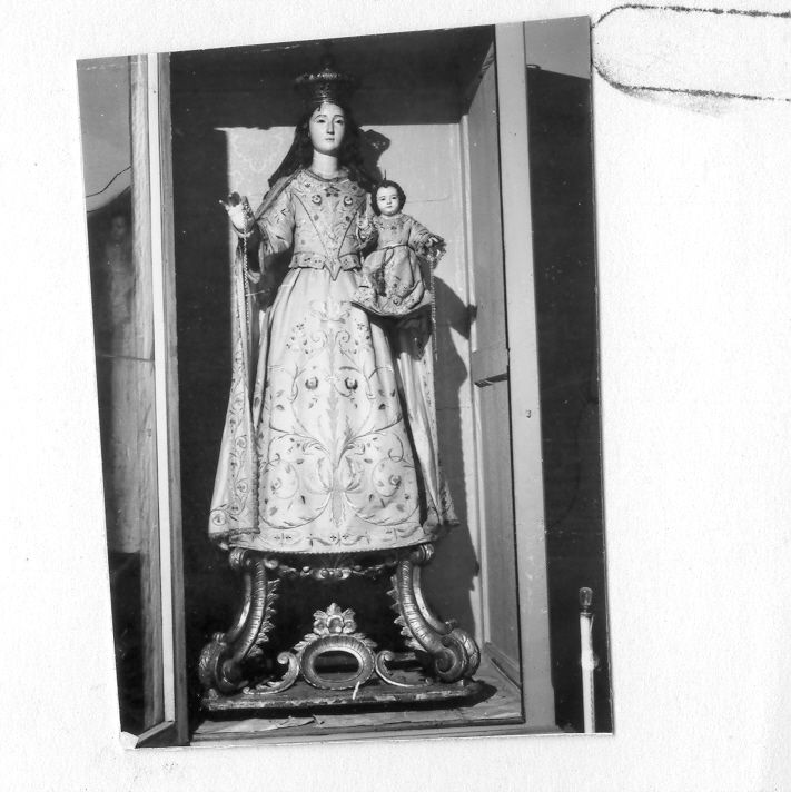 Madonna con Bambino (scultura) - bottega campana (sec. XVII)