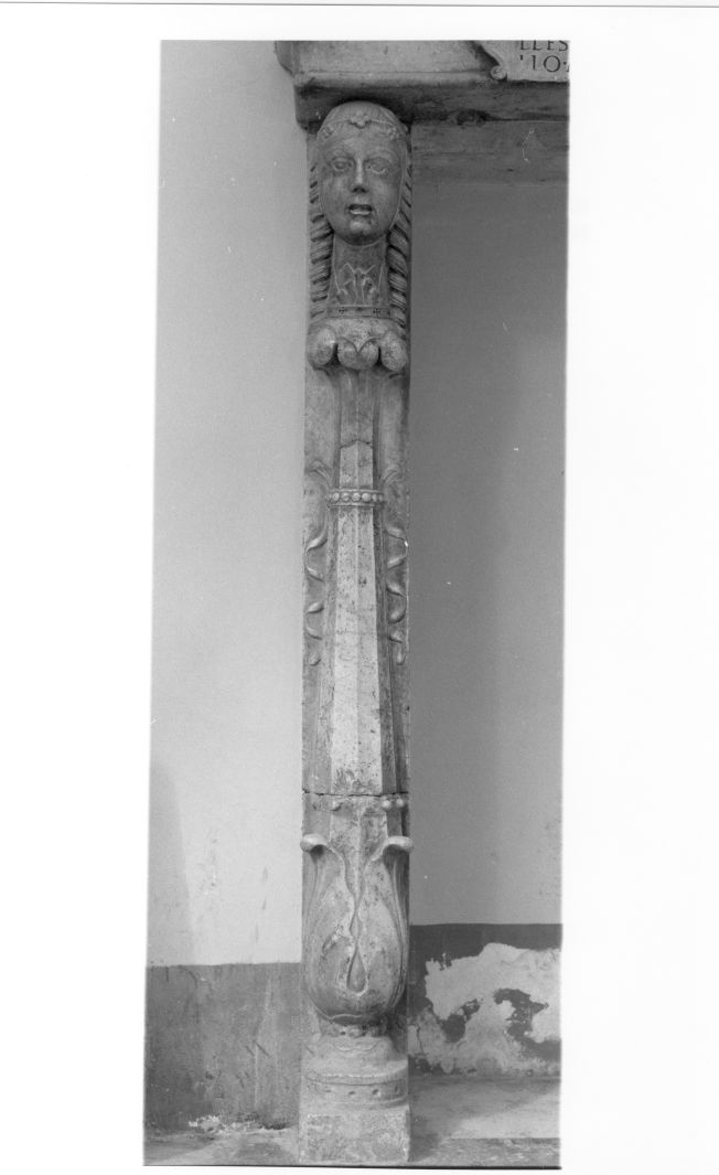 cariatide, coppia - bottega toscana (sec. XV)