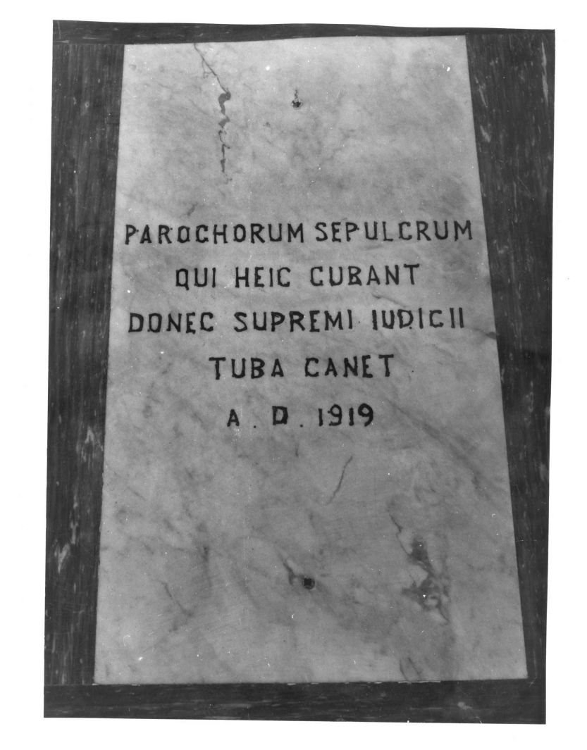 lapide - bottega campana (sec. XX)