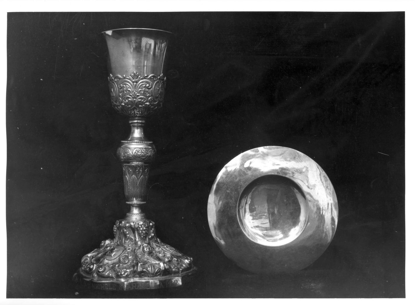 calice - bottega napoletana (sec. XX)