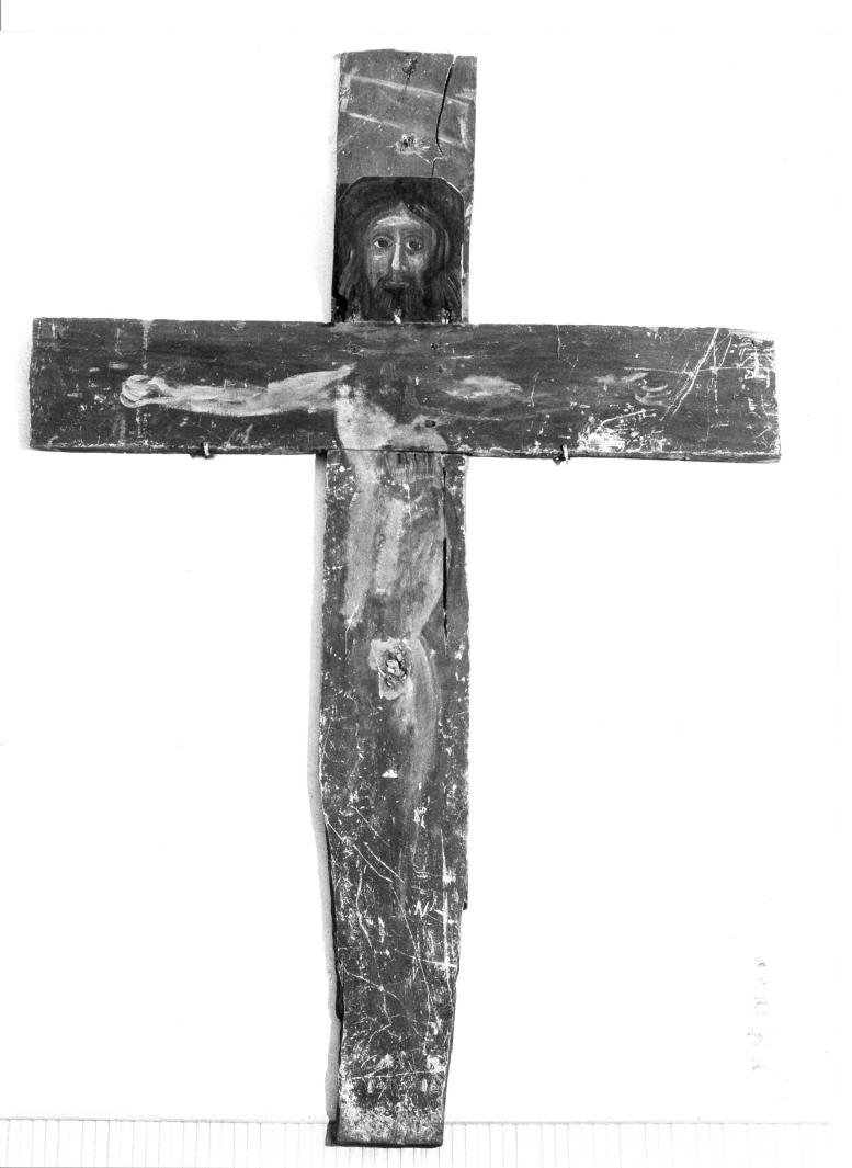 Cristo crocifisso (croce) - bottega campana (sec. XIX)