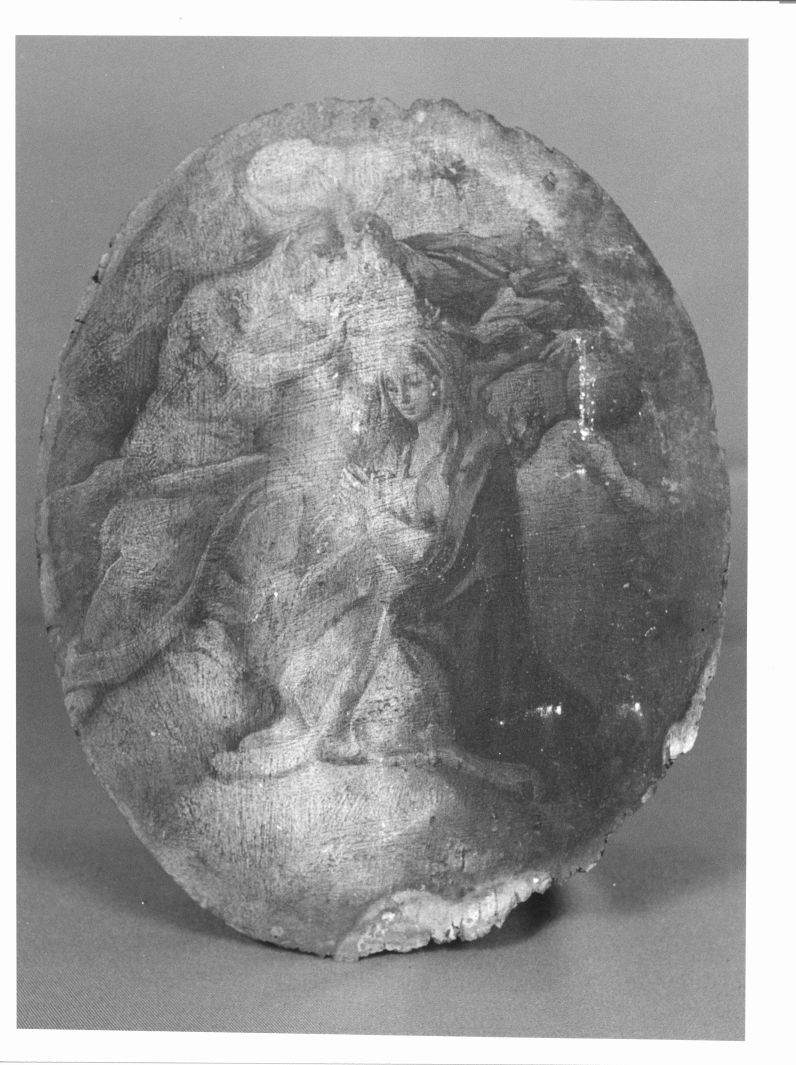 incoronazione di Maria Vergine (dipinto, elemento d'insieme) - ambito napoletano (prima metà sec. XVIII)