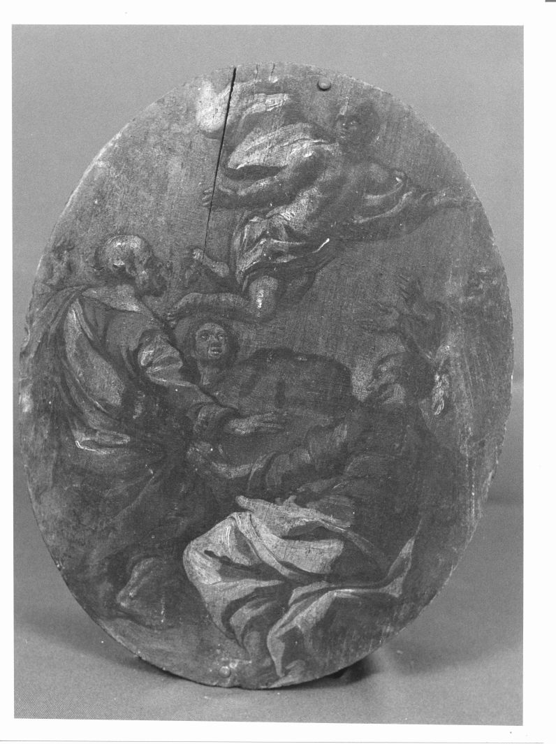 ascensione di Cristo (dipinto, elemento d'insieme) - ambito napoletano (prima metà sec. XVIII)