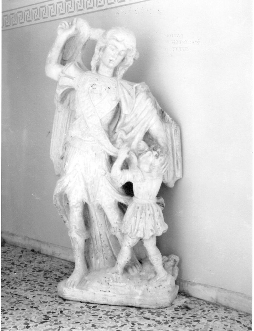 angelo custode (gruppo scultoreo) - bottega Italia meridionale (sec. XVII)