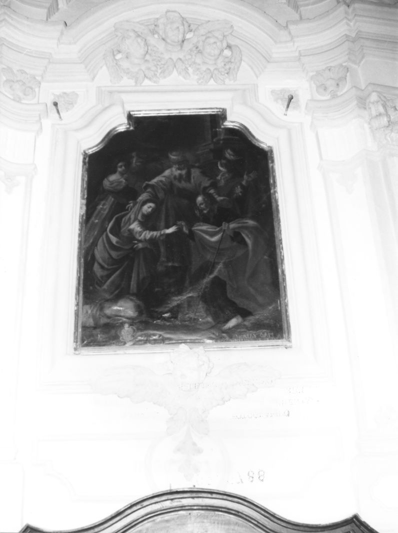 Sposalizio di Maria Vergine (dipinto, ciclo) - ambito campano (sec. XVIII)