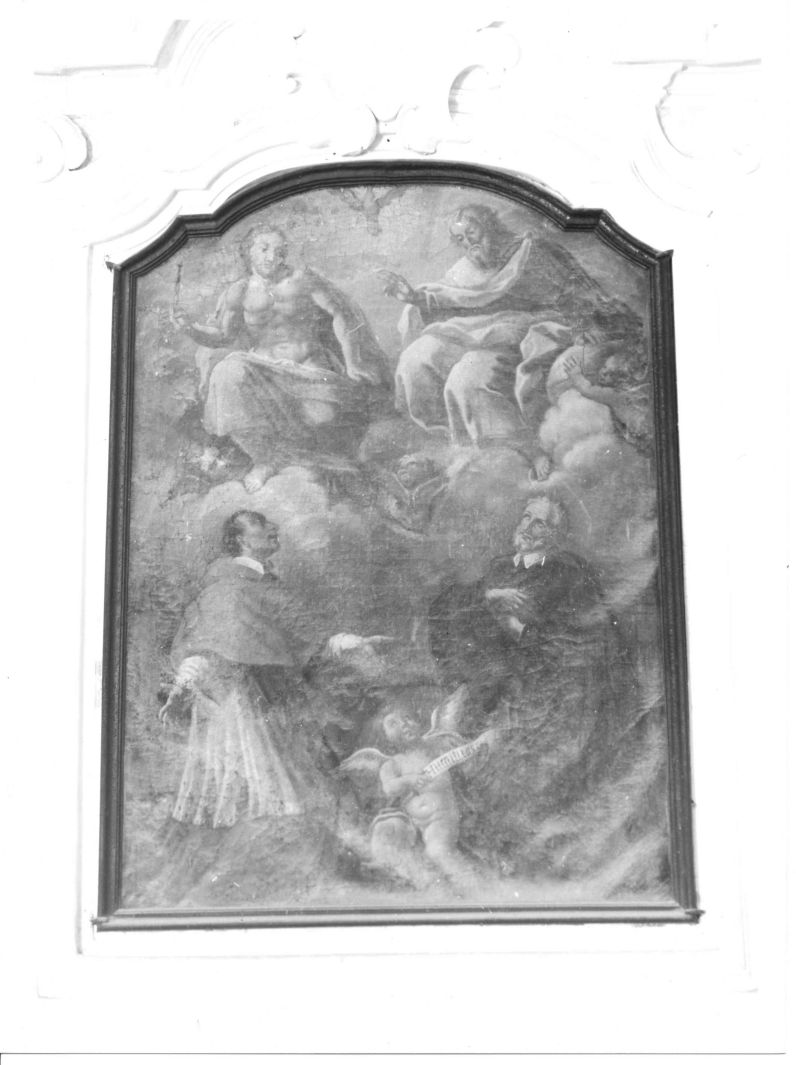 adorazione della Trinità (dipinto) - ambito napoletano (sec. XVIII)