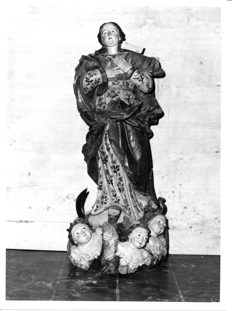 Madonna Immacolata (statua, opera isolata) - bottega campana (sec. XVIII)