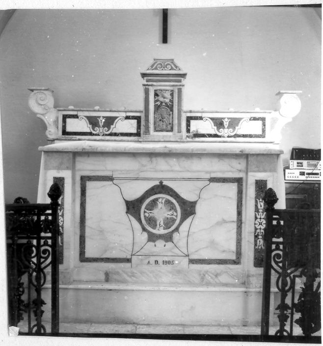 altare, opera isolata - bottega Italia meridionale (sec. XX)