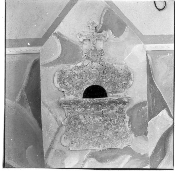 lavabo, opera isolata - bottega irpina (sec. XVIII)