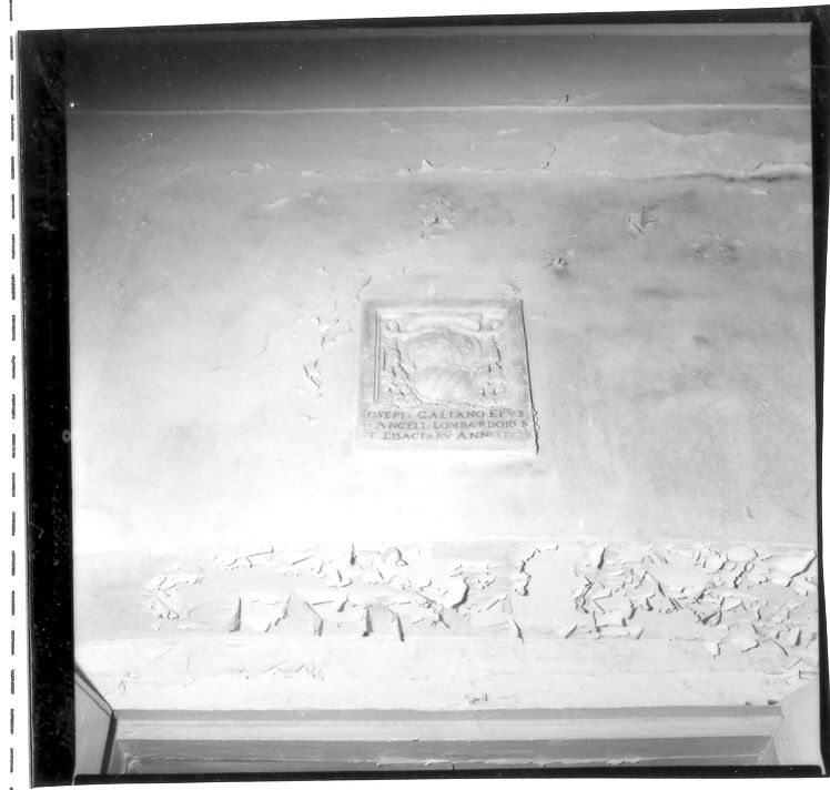 stemma vescovile (rilievo, opera isolata) - bottega Italia meridionale (sec. XVIII)