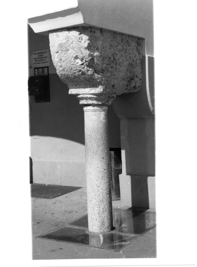 colonnina - bottega campana (secc. VIII/ IX)