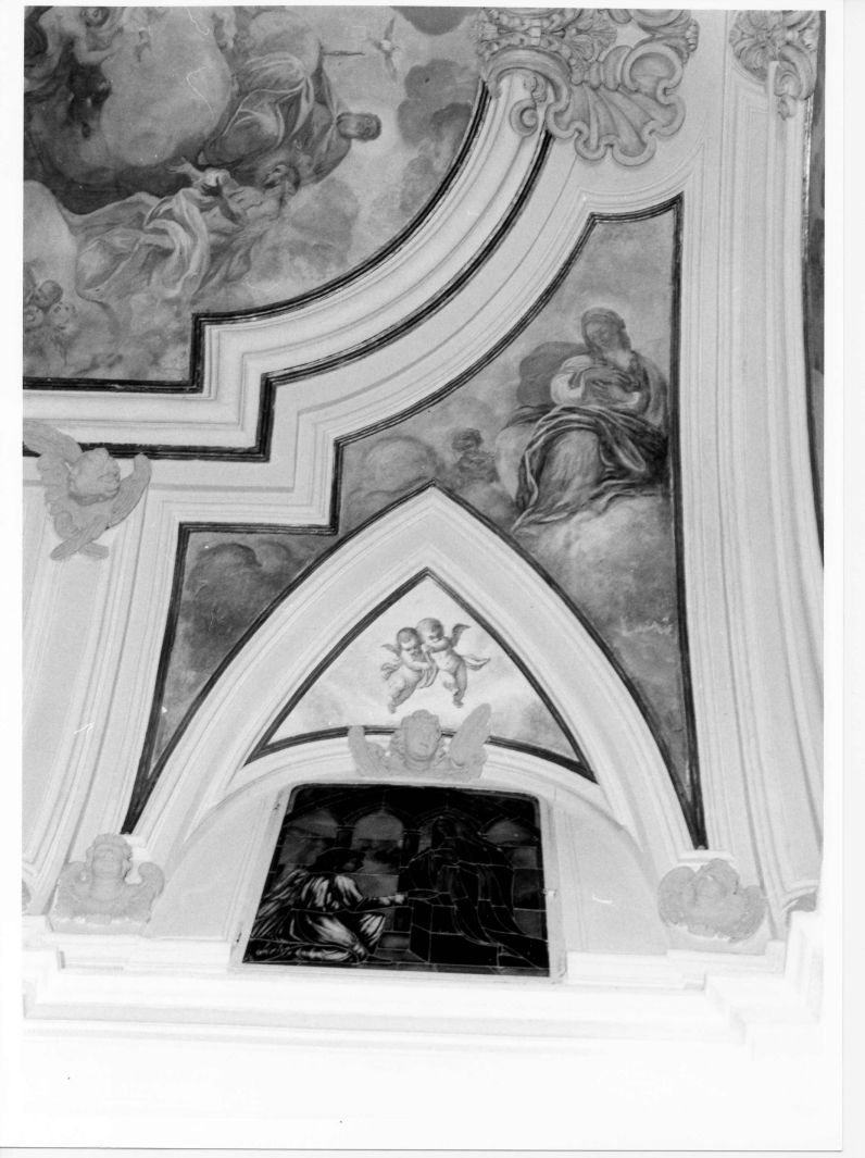 Umiltà (dipinto, complesso decorativo) - ambito campano (primo quarto sec. XVIII)