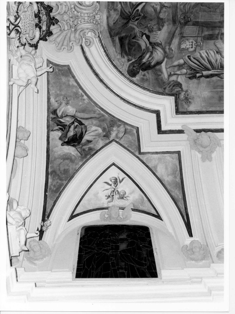 Temperanza (dipinto, complesso decorativo) - ambito campano (primo quarto sec. XVIII)