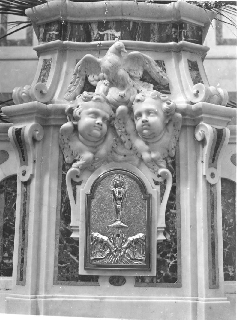 sportello di tabernacolo - bottega campana (sec. XX)
