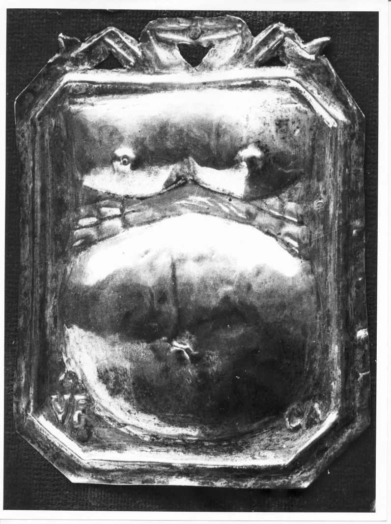 addome e seni di donna (ex voto) - bottega campana (sec. XIX)