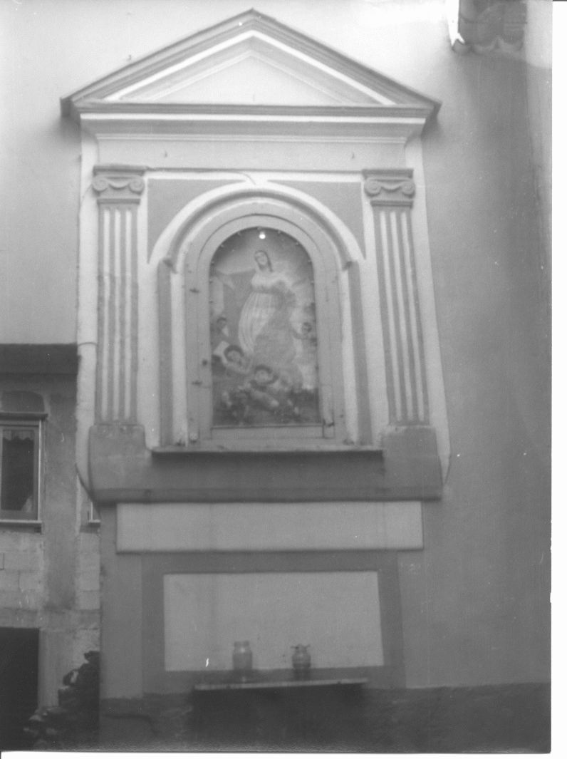 Madonna Assunta (edicola) - bottega di Teggiano (sec. XIX)