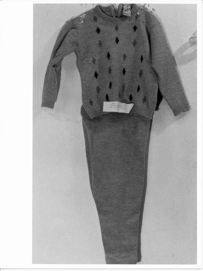 vestito (ex voto) - manifattura campana (sec. XX)