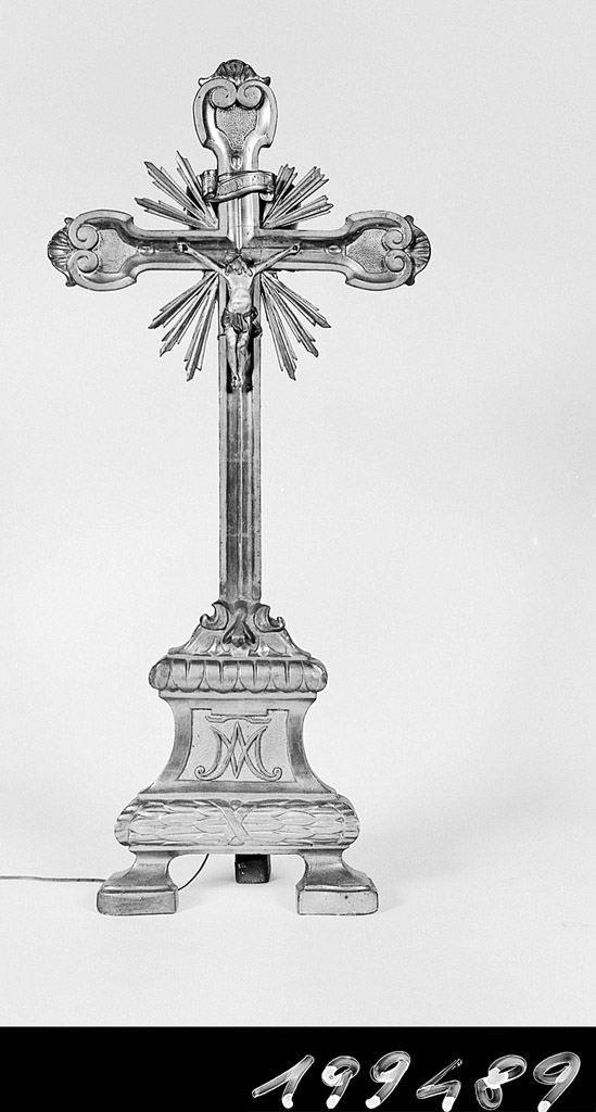 croce d'altare - ambito emiliano (metà sec. XIX)