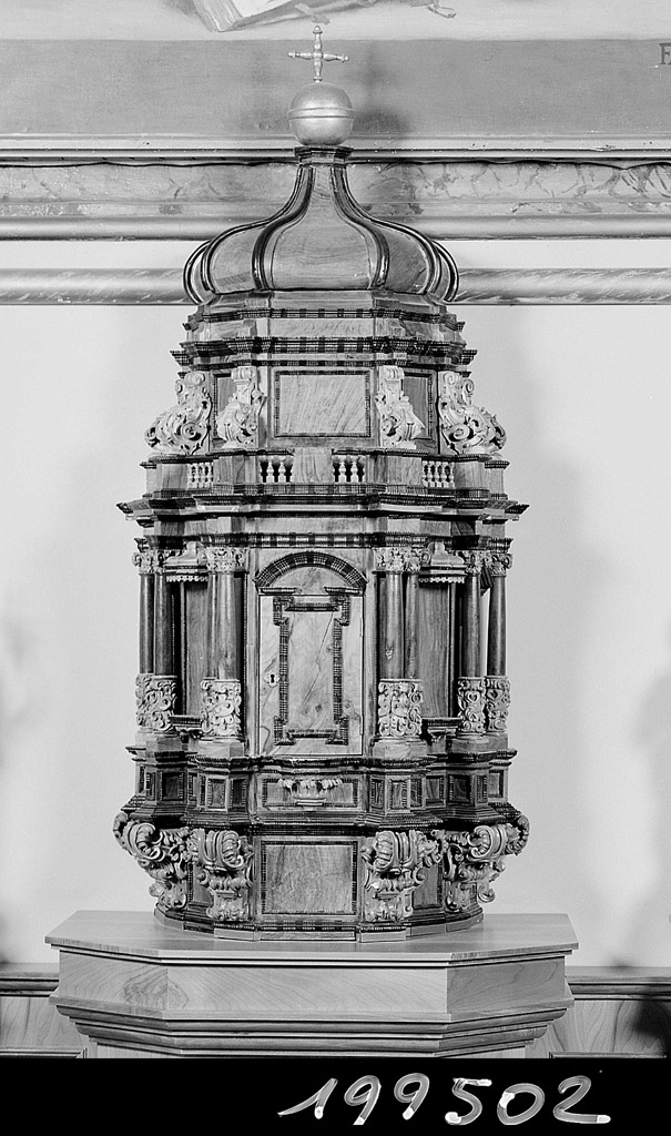 tabernacolo - a tempietto - ambito Italia centro-settentrionale (secc. XVII/ XVIII)