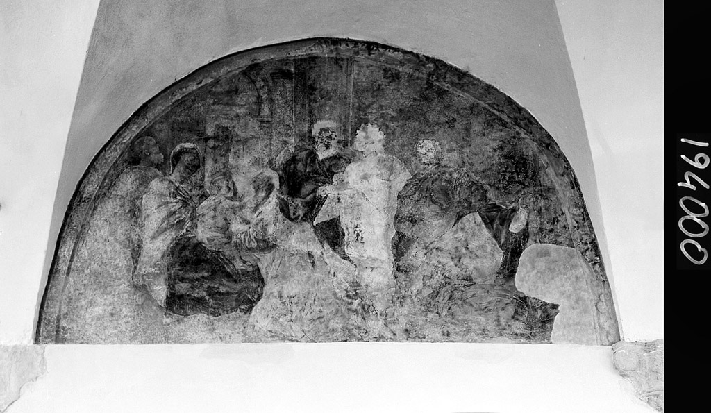 circoncisione di Gesù Bambino (dipinto, elemento d'insieme) di Lippi Giacomo detto Giacomone da Budrio, Carracci Paolo (sec. XVII)