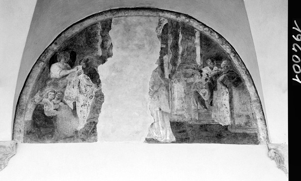 presentazione di Gesù al tempio (dipinto, elemento d'insieme) di Lippi Giacomo detto Giacomone da Budrio, Carracci Paolo (sec. XVII)