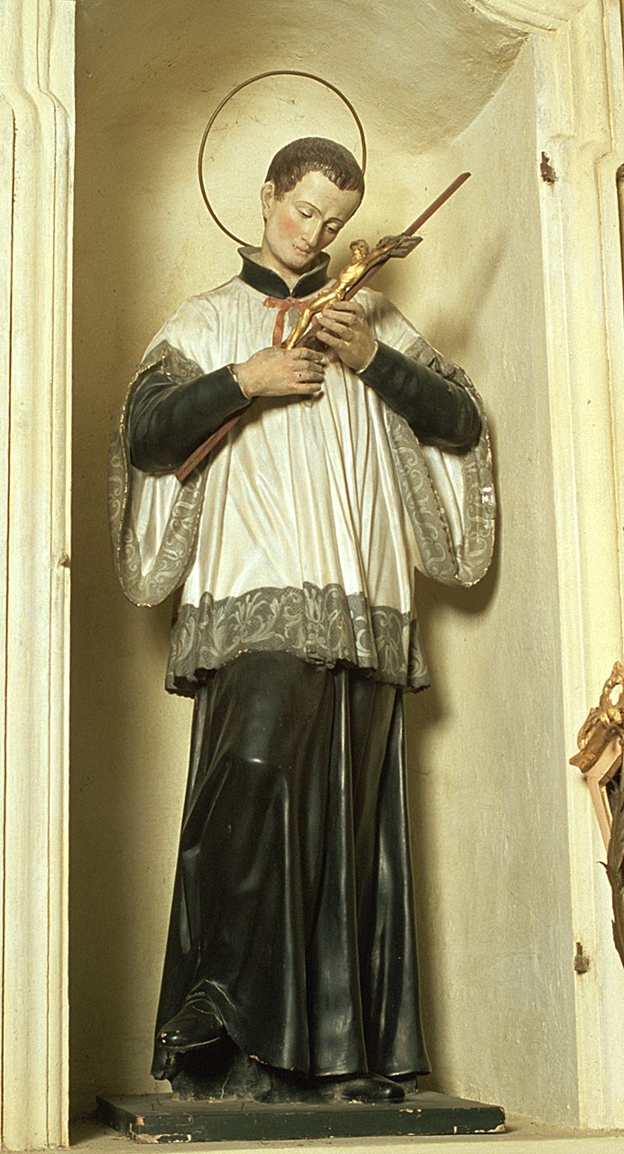 San Luigi Gonzaga (statua) - manifattura italiana (ultimo quarto sec. XIX)