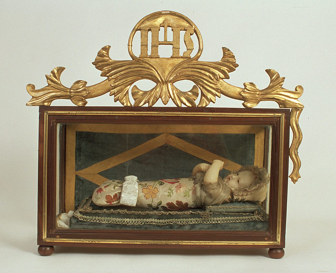 Gesù Bambino (statuetta devozionale) - manifattura ferrarese (terzo quarto sec. XIX)