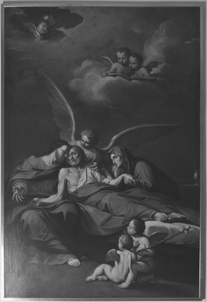 morte di San Giuseppe (dipinto) - ambito bolognese (prima metà sec. XVIII)