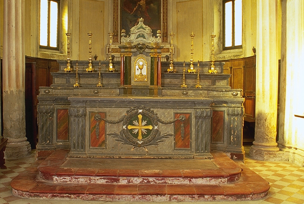 altare maggiore - manifattura ferrarese (fine sec. XVIII)