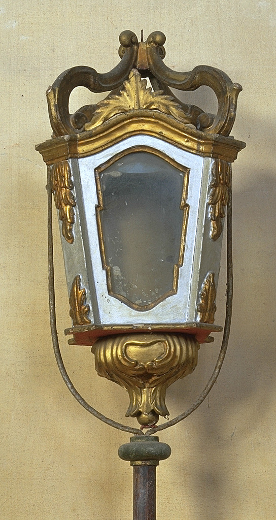 lanterna processionale - manifattura ferrarese (secc. XVIII/ XIX)