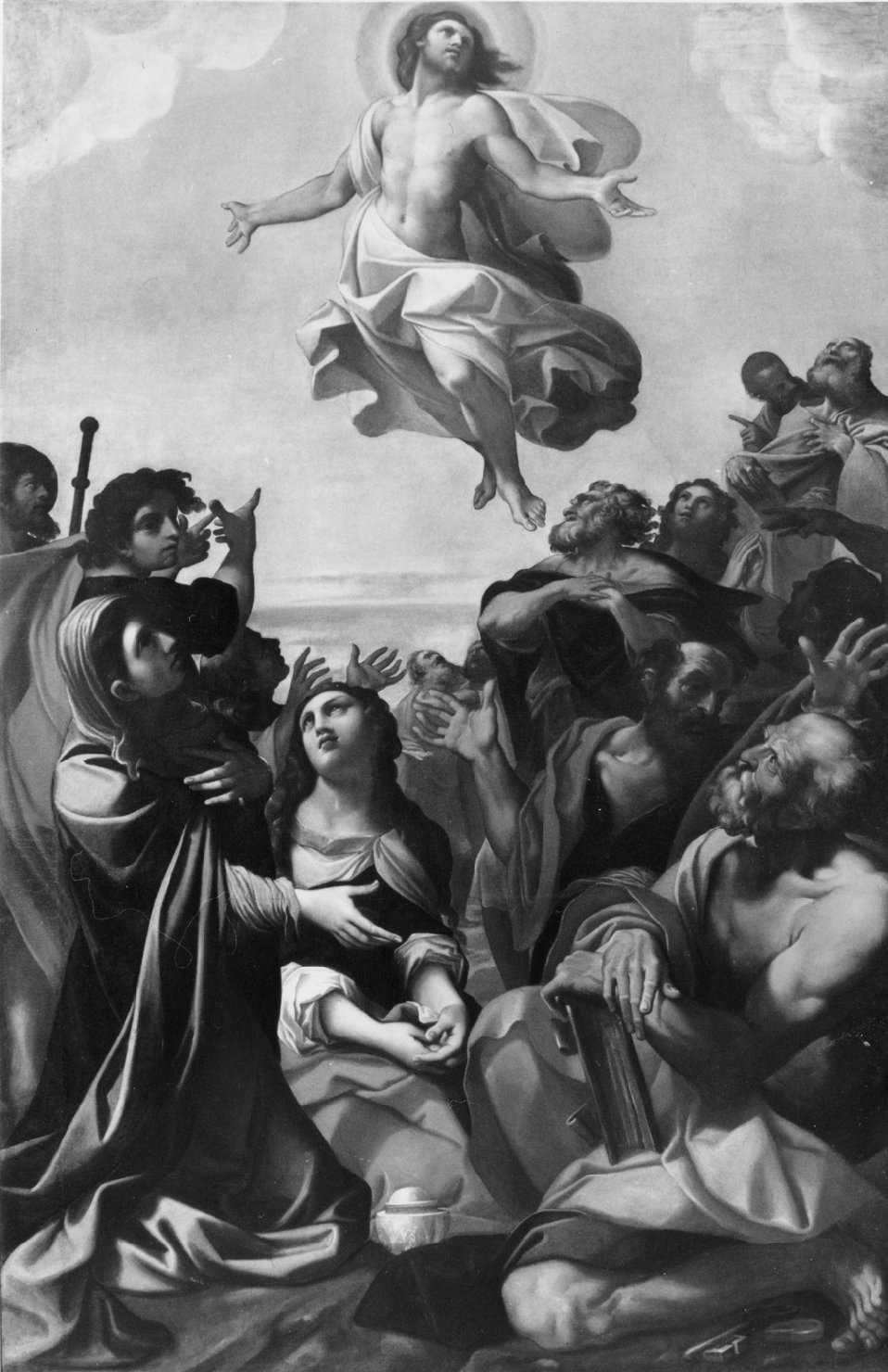 Ascensione di Cristo (pala d'altare) di Carracci Ludovico (sec. XVI)