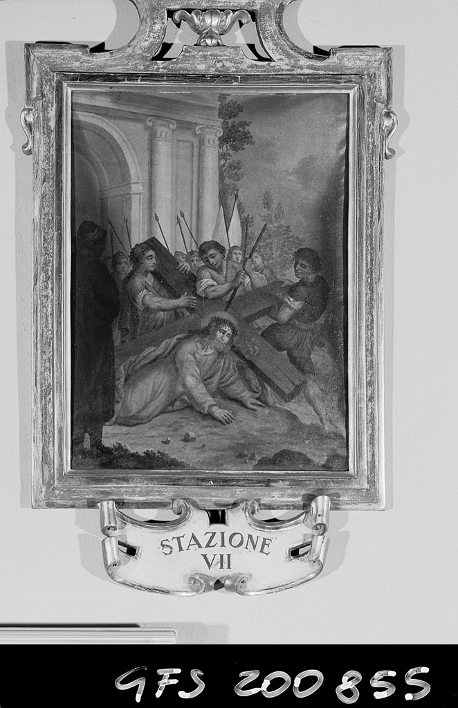 stazioni della Via Crucis (dipinto, ciclo) di Gandolfi Gaetano (maniera) (fine sec. XVIII)