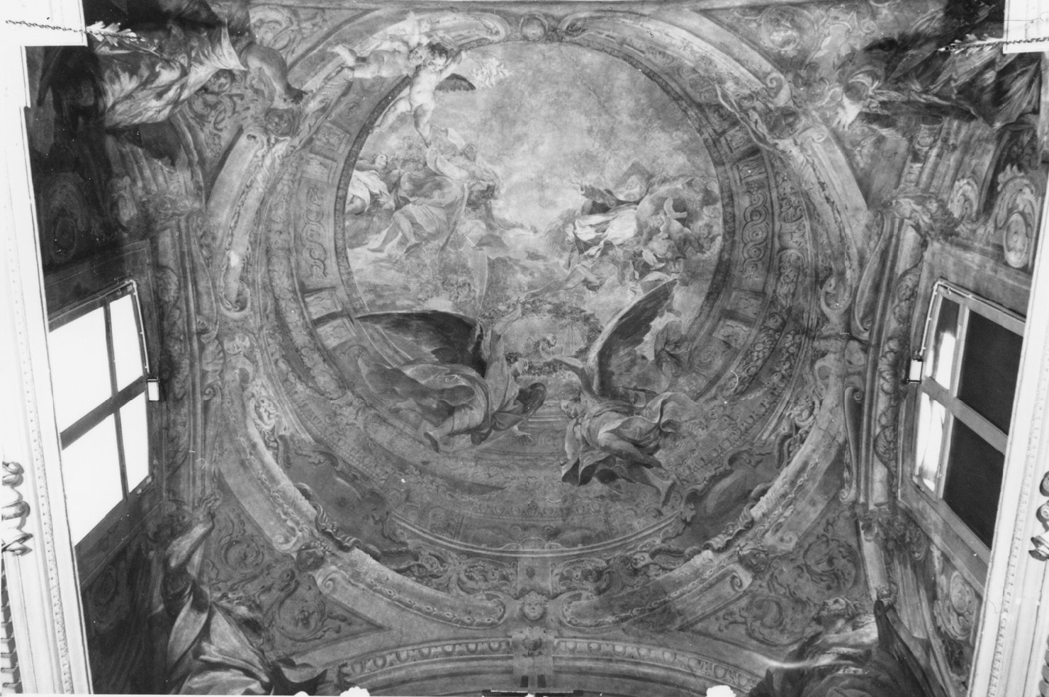 Padre eterno; Abramo; Davide; Aronne; Salomone (dipinto) di Dal Sole Giovan Gioseffo, Aldrovandini Tommaso (sec. XVII)