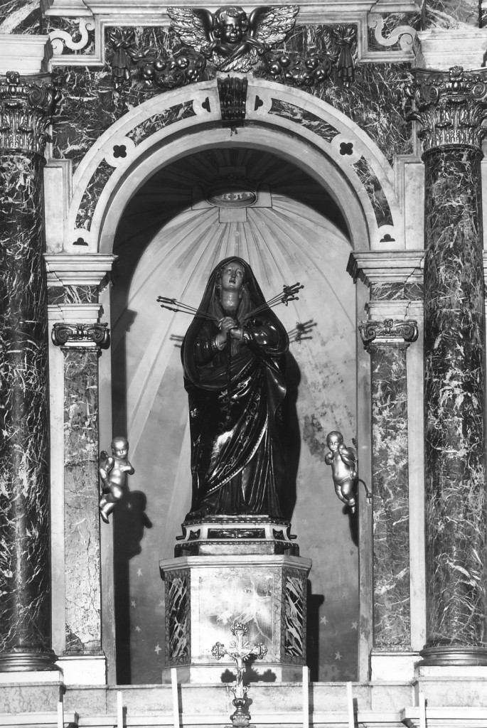 Madonna Addolorata (statua) di Scandellari Filippo (seconda metà sec. XVIII)