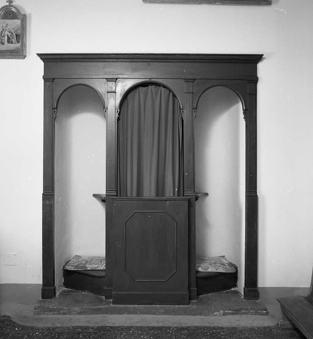 confessionale - manifattura emiliana (fine sec. XVIII)