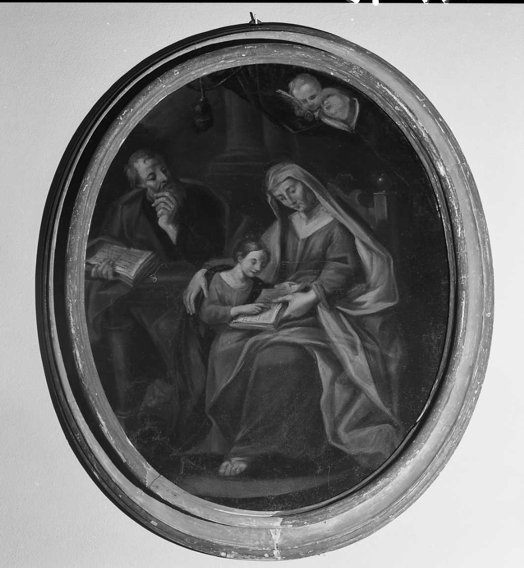educazione di Maria Vergine (dipinto) - ambito emiliano (sec. XVIII)