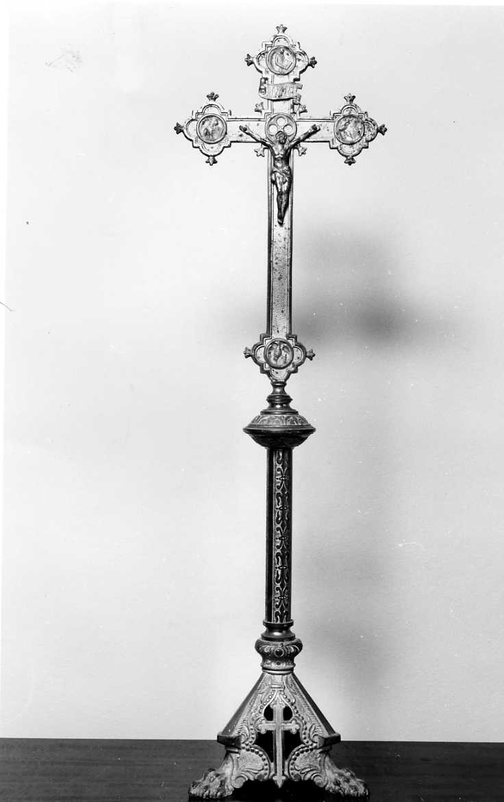 croce da tavolo - manifattura emiliana (sec. XIX)