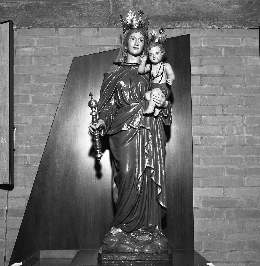 Madonna con Bambino (statua) - bottega bolognese (ultimo quarto sec. XIX)