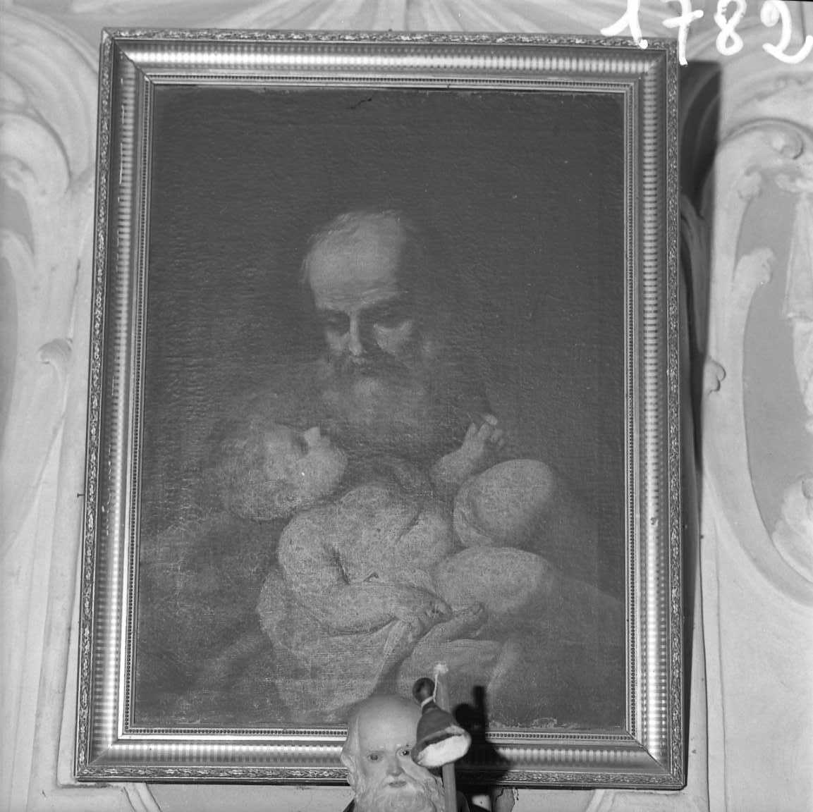 San Giuseppe e Gesù Bambino (dipinto) - ambito emiliano (sec. XIX)