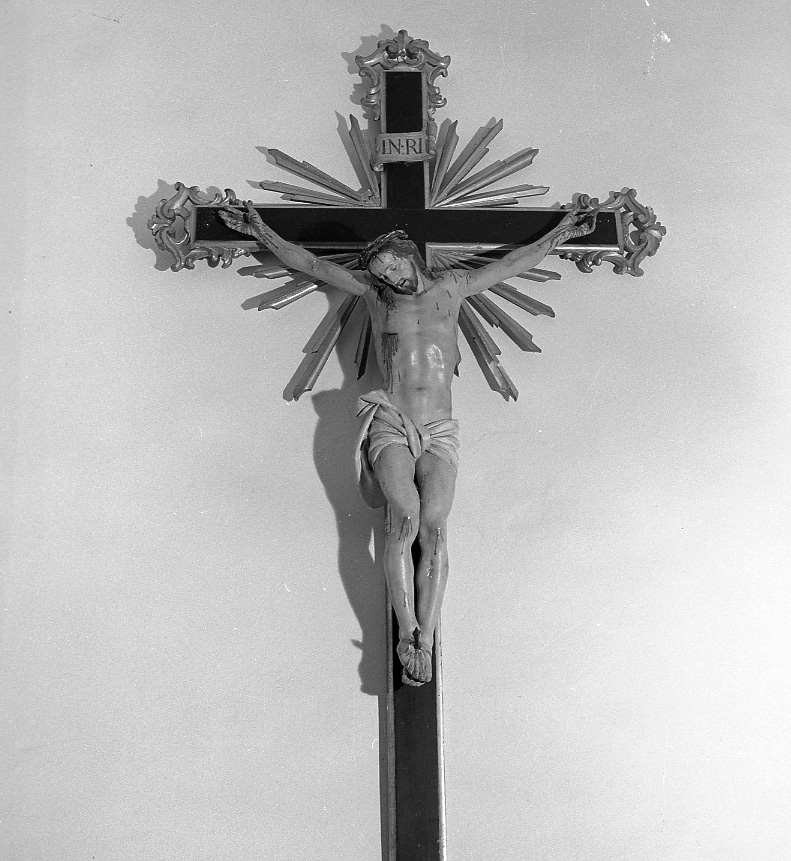Cristo crocifisso (croce processionale) - bottega emiliano-romagnola (sec. XVIII)