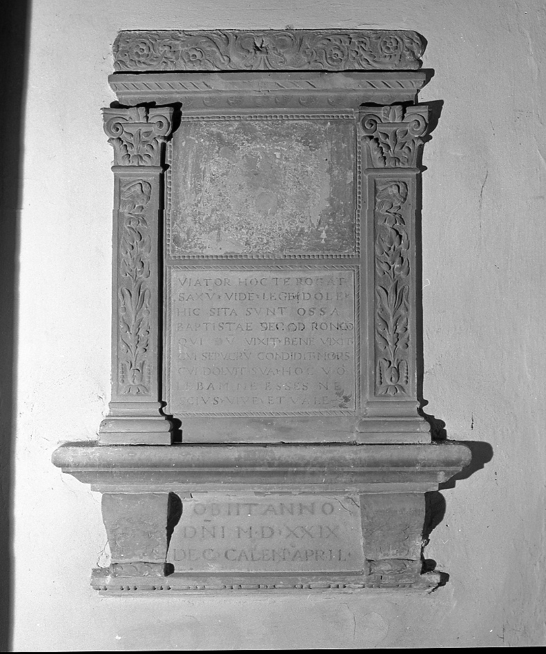 monumento funebre - bottega emiliano-romagnola (prima metà sec. XVI)