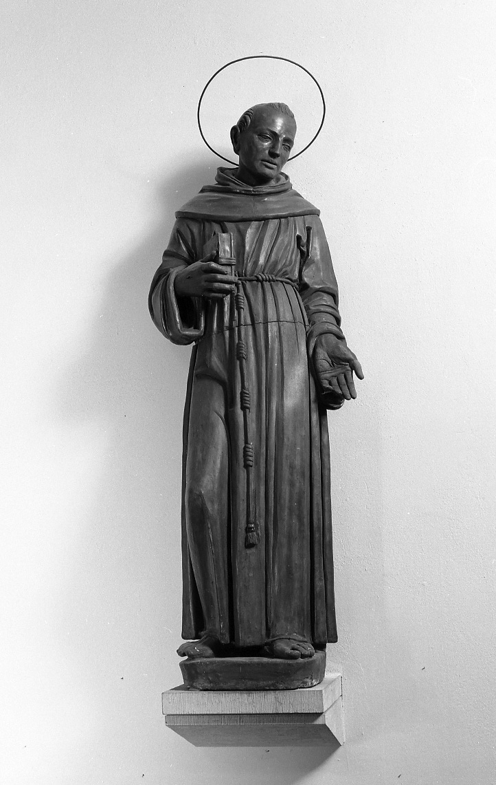 San Francesco d'Assisi (scultura) - bottega emiliano-romagnola (sec. XVI)