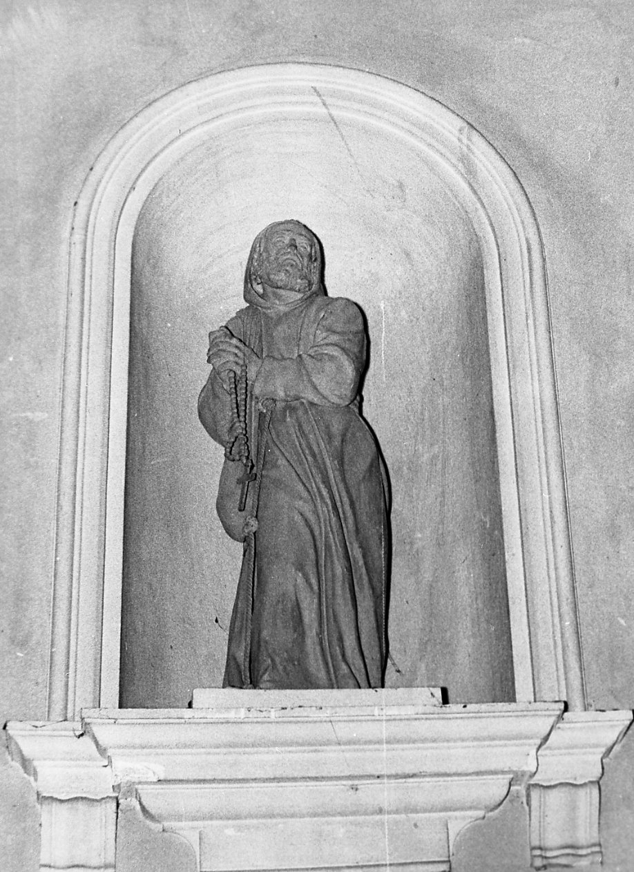 San Felice da Cantalice (scultura) di Ferreri Andrea (sec. XVIII)